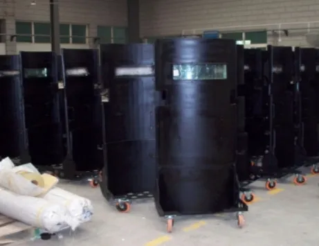 NIJ IV колесный Пуленепробиваемый щит