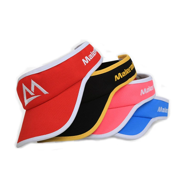 
Make custom dri fit lightweight sports sun vsior cap 