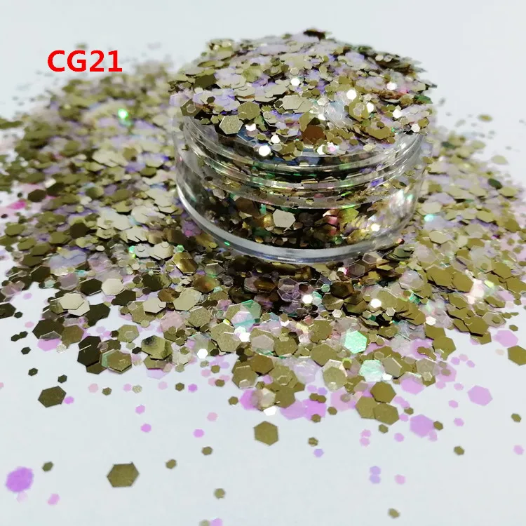 Best price party decoration supplies chunky polyester holographic glitter powder for DIY crafts toys