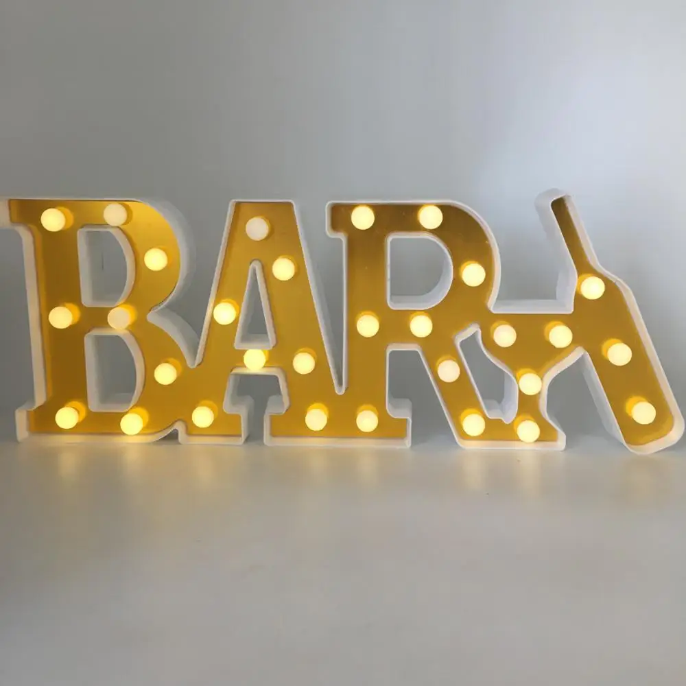 
Illuminated Marquee Bar Sign 