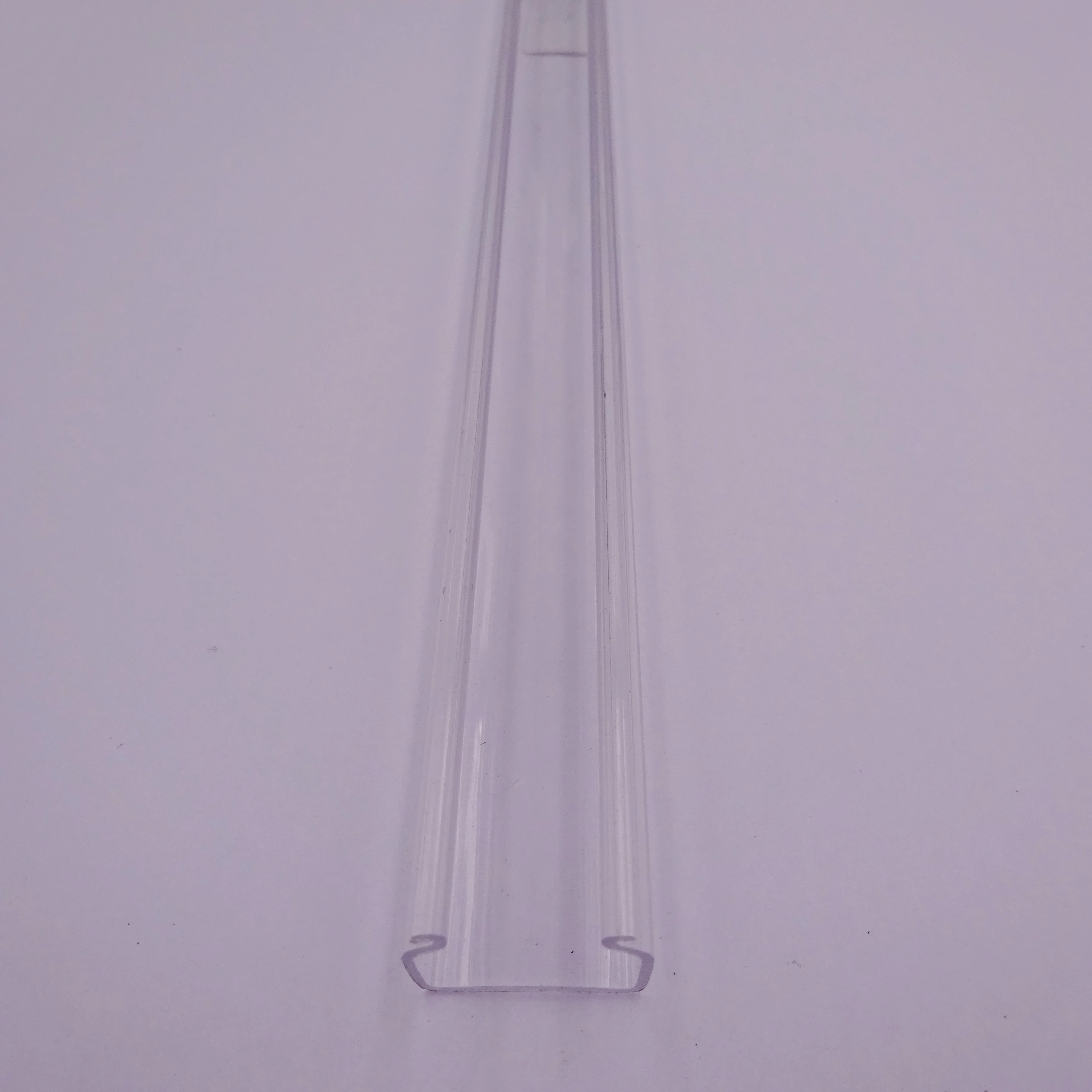 Customized Size Plastic Extrusion Profile Clear Square Tube