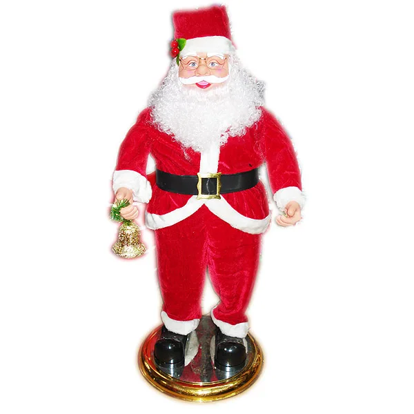 Christmas Decoration Supplies Large Electric Xmas Dancing Santa Claus for Christmas Decorations Christmas Toys