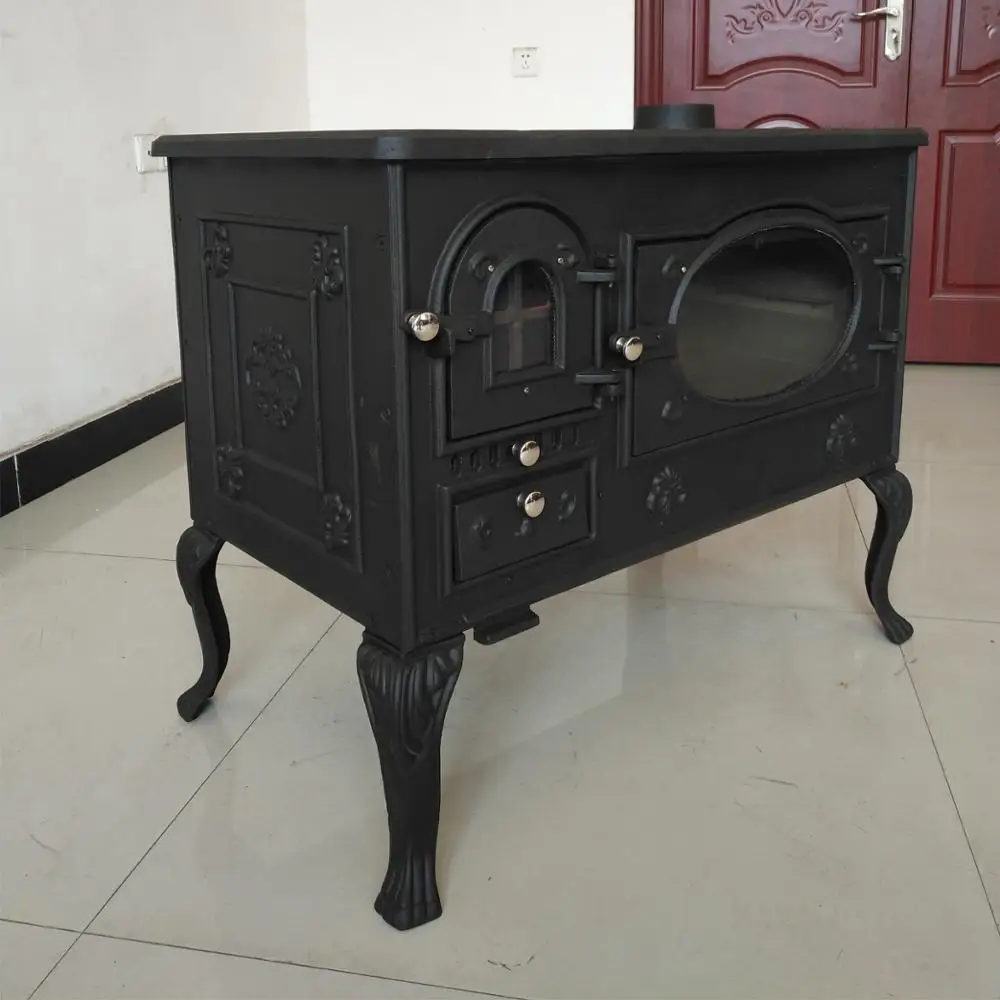 
cast iron stove with oven (BSC308) 