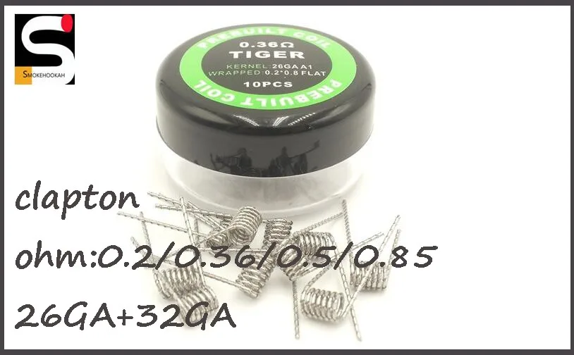 smokehookah vapor coil heat wire heat resistant wire 26GA+32GA