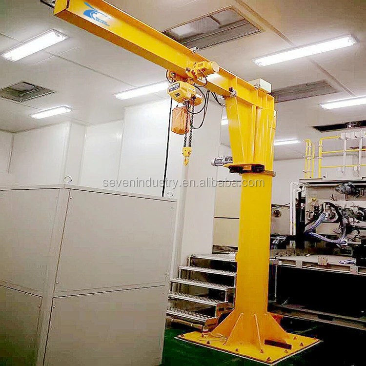 rotary I beam wall fixed movable 360 degree 800 kg 500kg jib crane price factory