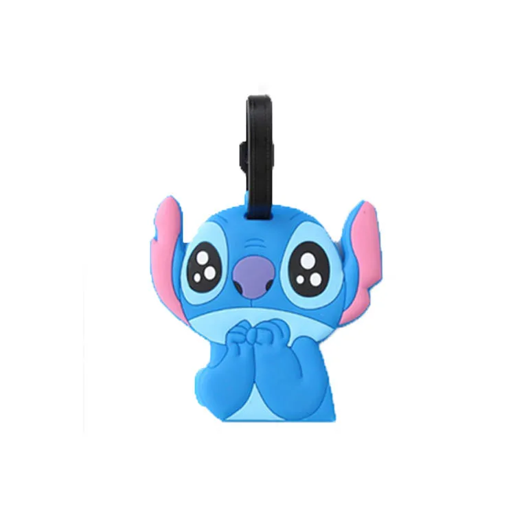 Personalized suitcase shaped luggage tag for backpack