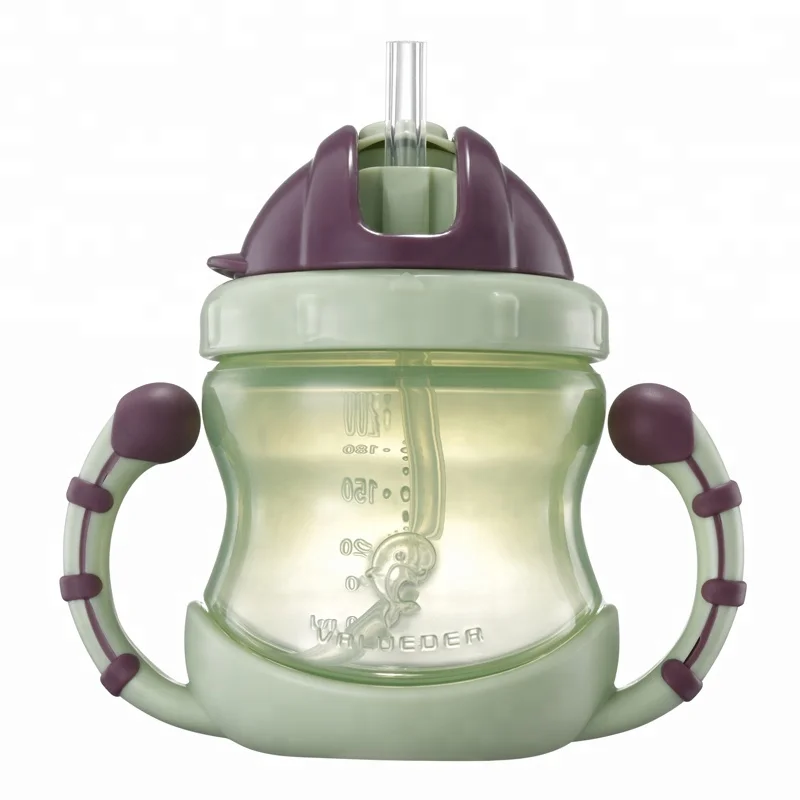 
BPA free funny baby training cup drinking water baby cup with straw 