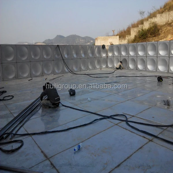 Stainless Steel Tank for Water SS 304 316 500 2000 5000 Gallon Liter Pressed Steel Sectional Water Tank Thailand