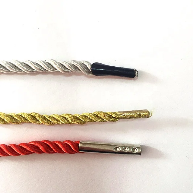 
Twisted rope plaited bag cord three strand 5mm shopping bag rope handle 