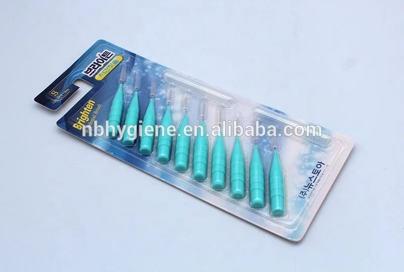 Зубная щетка IDB01-2Dental care, межзубная щетка, Ортодонтическая проволочная щетка, зубная щетка для ухода за полостью рта, 0,6 мм/0,7 мм/0,8 мм/1,0 мм