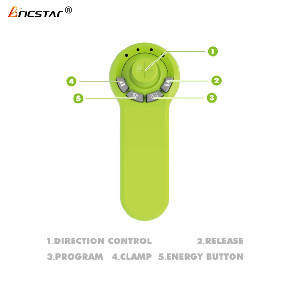 Bricstar Engineering forklift steam robot programmable toy with energy seting game
