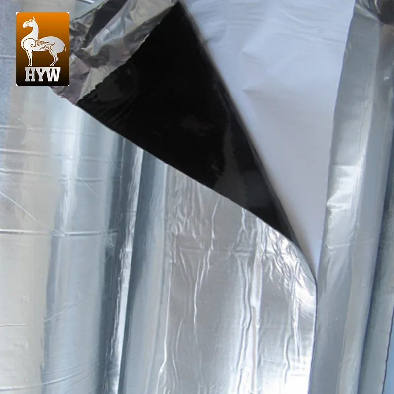 
good maleability china supplier pvc self adhesive bitumen waterproof membrane 