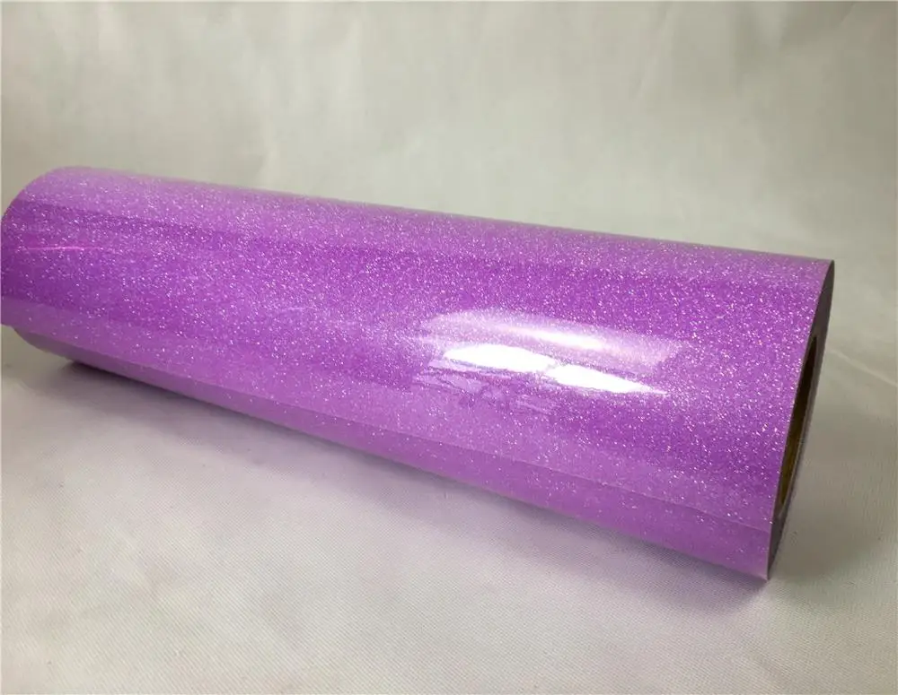 50cm*25m Korea Quality Glitter Heat Transfer press Vinyl rolls Neon Hydrographic Film