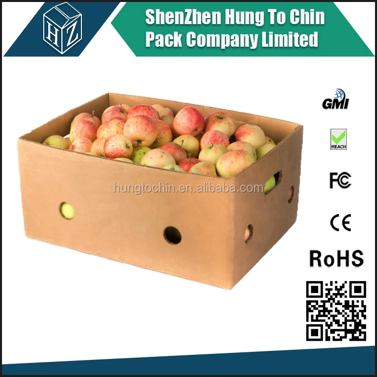 Прямая поставка гуандун фабрика картон фруктовые лотки
