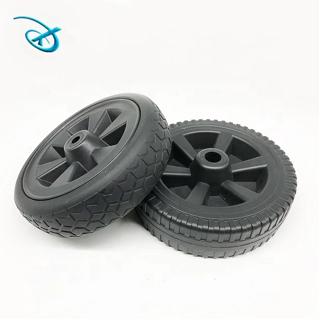 baby stroller Plastic wheel 6 inch bbq grill wheels