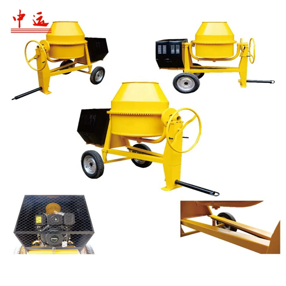  Новинка Лидер продаж портативная Мобильная бетономешалка 260 л Электрический мини-барабан Бетономешалка