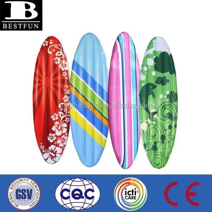 factory customized high strength vinyl made inflatable surf mattress durable PVC blow up sea air mattress lilo raft