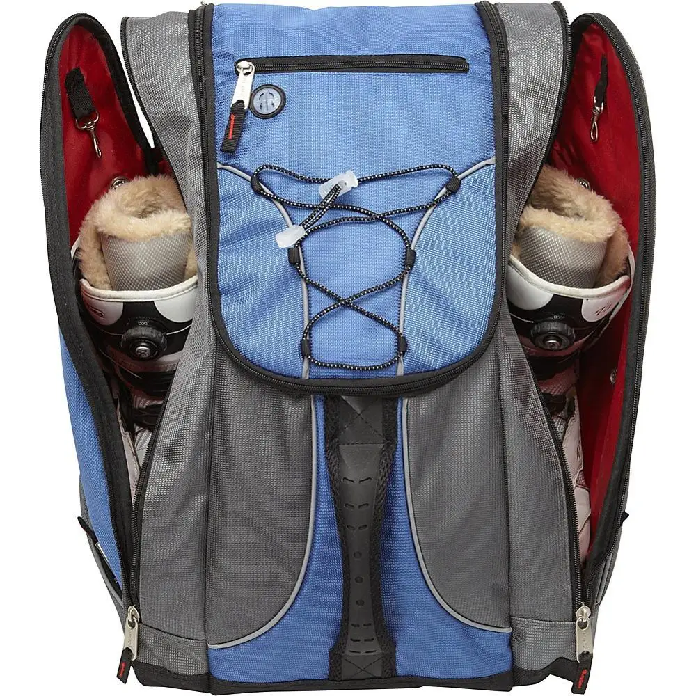 Multi-function waterproof ski and snowboard boot travel backpack