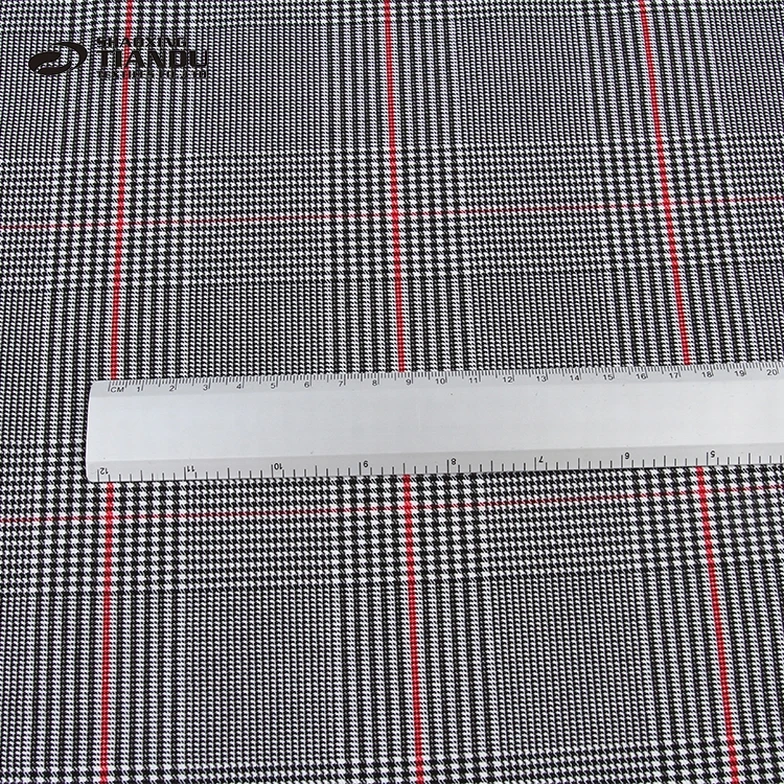 China wholesale bengaline printed custom gingham check fabric clothing turkey istanbul