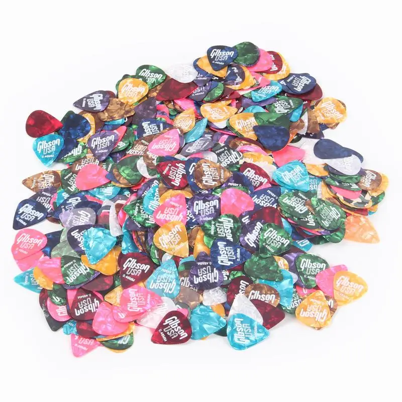 Custom Logo Music Instruments Accessories Delrin Machine White Guitar Picks Plastic Heart Alice ROHS Custom Color Violin Picks