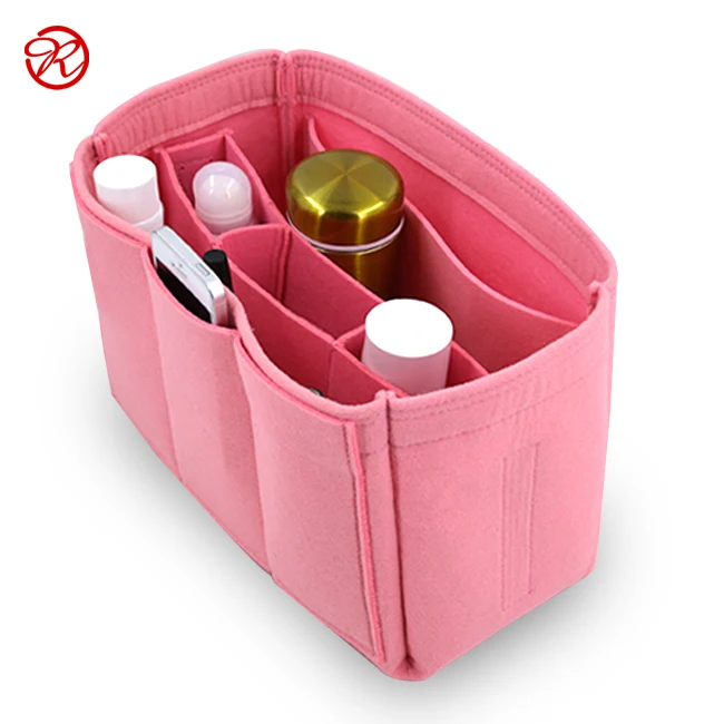 
Felt Handbag Organizer Cosmetic Insert Smart Design and Storage Save Time and Stress Switch Bags Quickly 