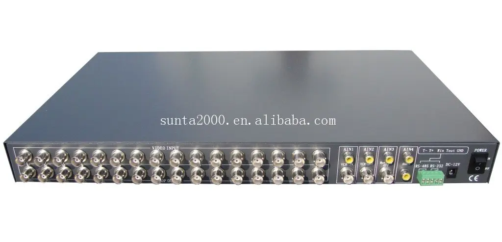
Cheap Rack-Mounted VGA Real-time 16CH Video Splitter Color quad multiplexer 