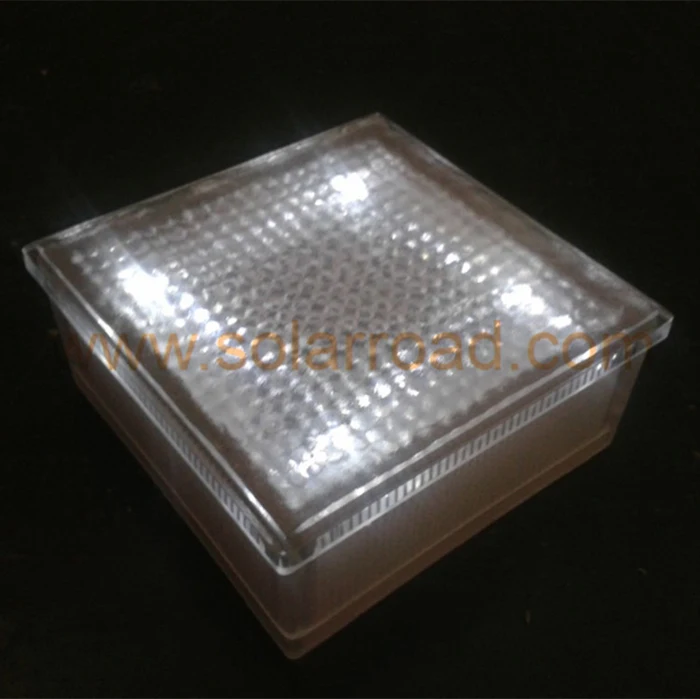 
SOLARROAD RS-301 Transparent PC Solar LED Light Garden Decorative Brick 