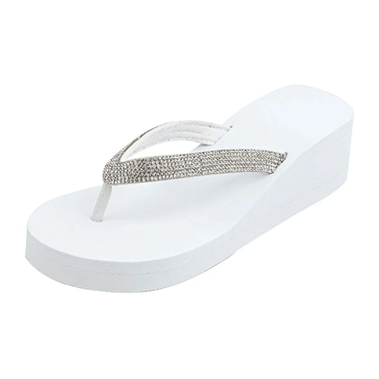 2014 lady sandal wedge fashion flip flop wholesale