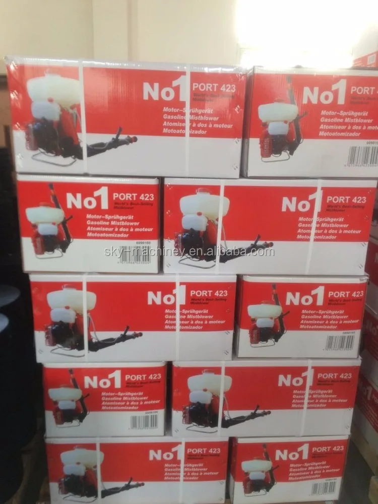 New types 423 of knapsack power agricultural sprayer pumps mist duster