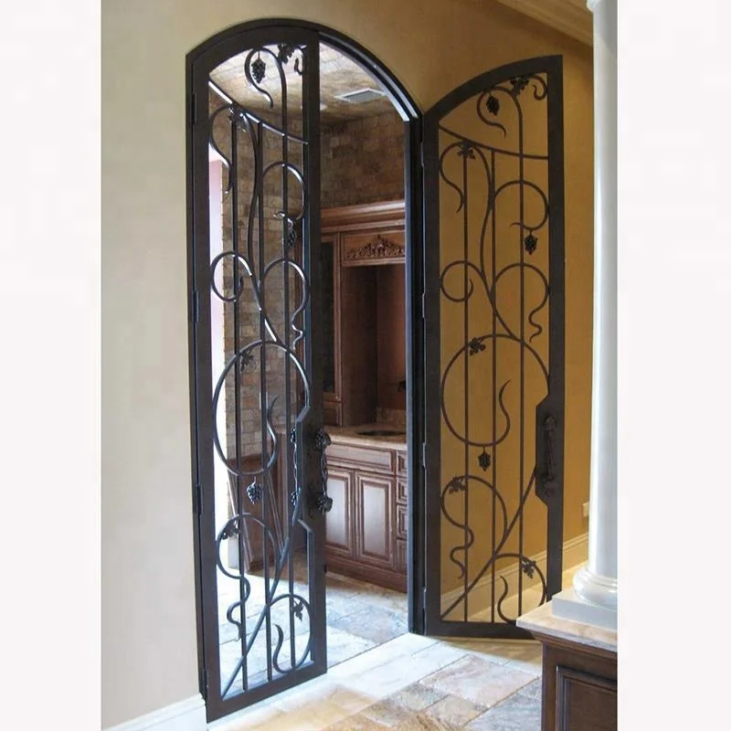 Iron fancy galvanized security entrance gates