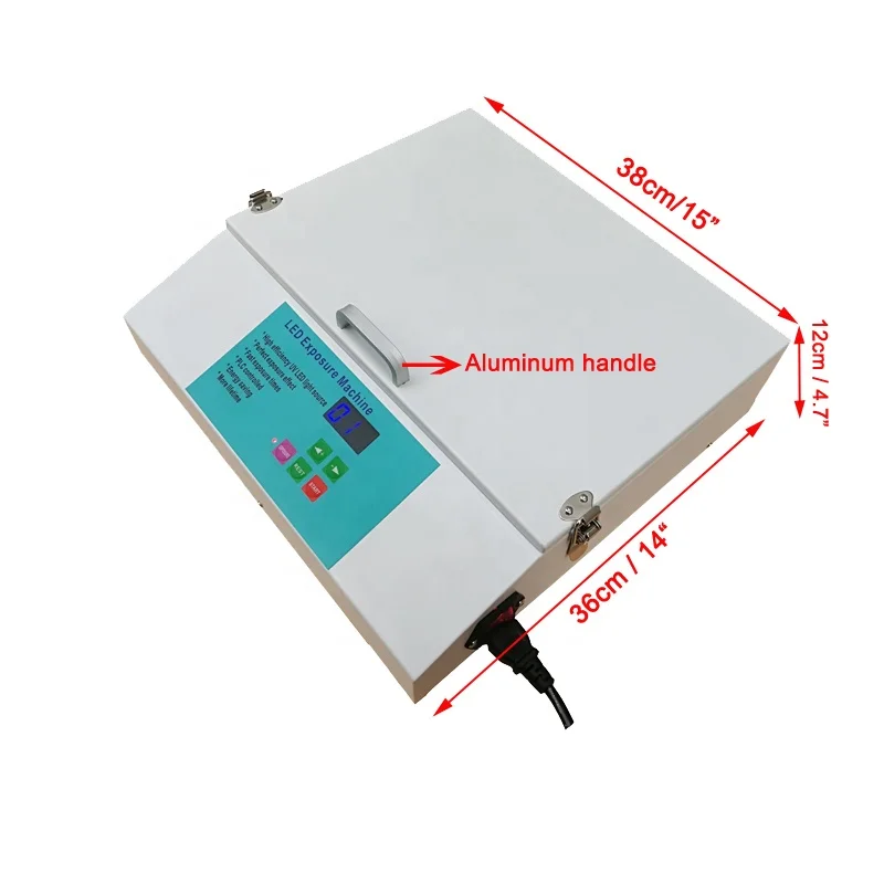 12x8inch 25W Pad printing LED uv exposure unit