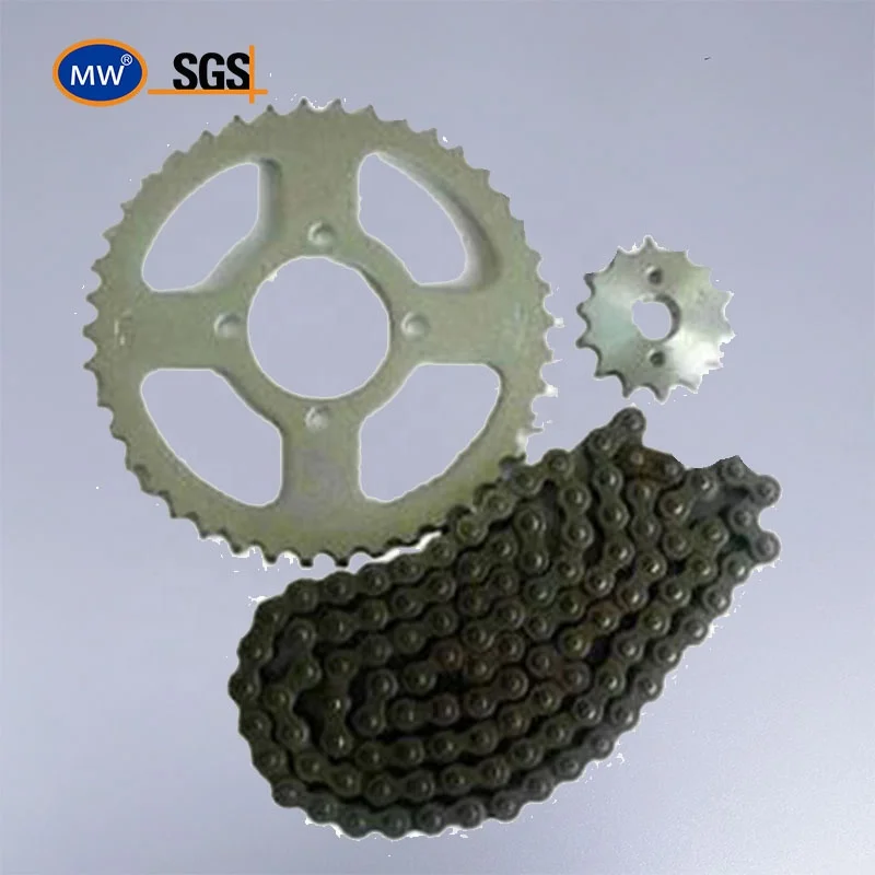 Motorcycle chain and sprocket