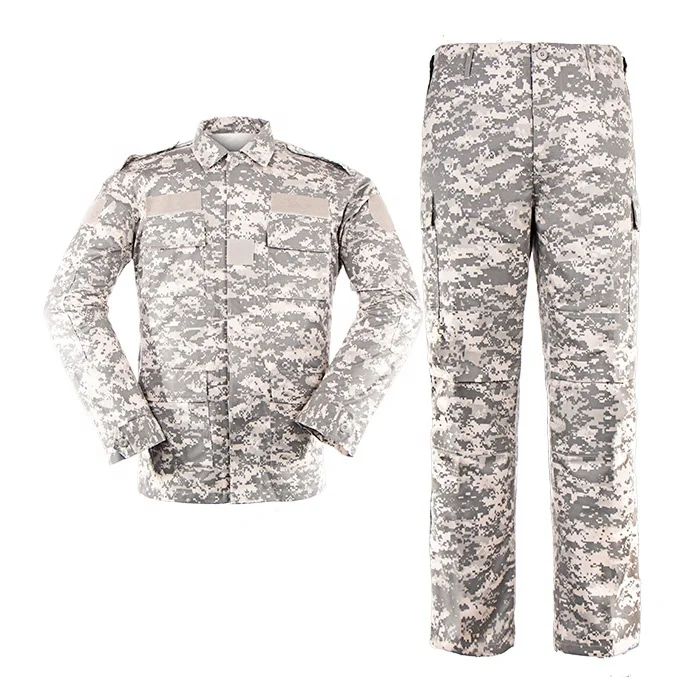 Hubei Yalida Factory Supplier BDU Tactical Combat Uniform Set Outdoor Suits ACU Color