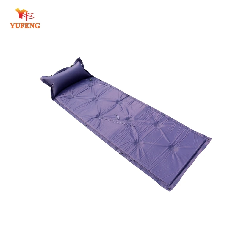 
 Самонадувающийся туристический матрас с подушкой  