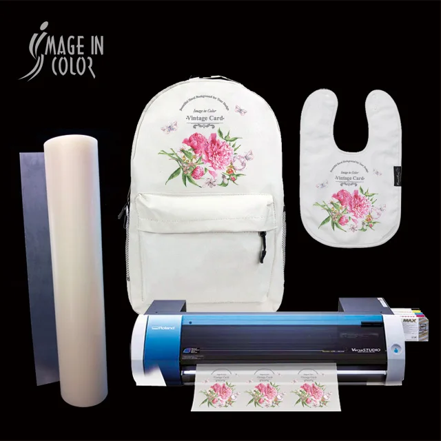Clear matte eco solvent heat transfer paper