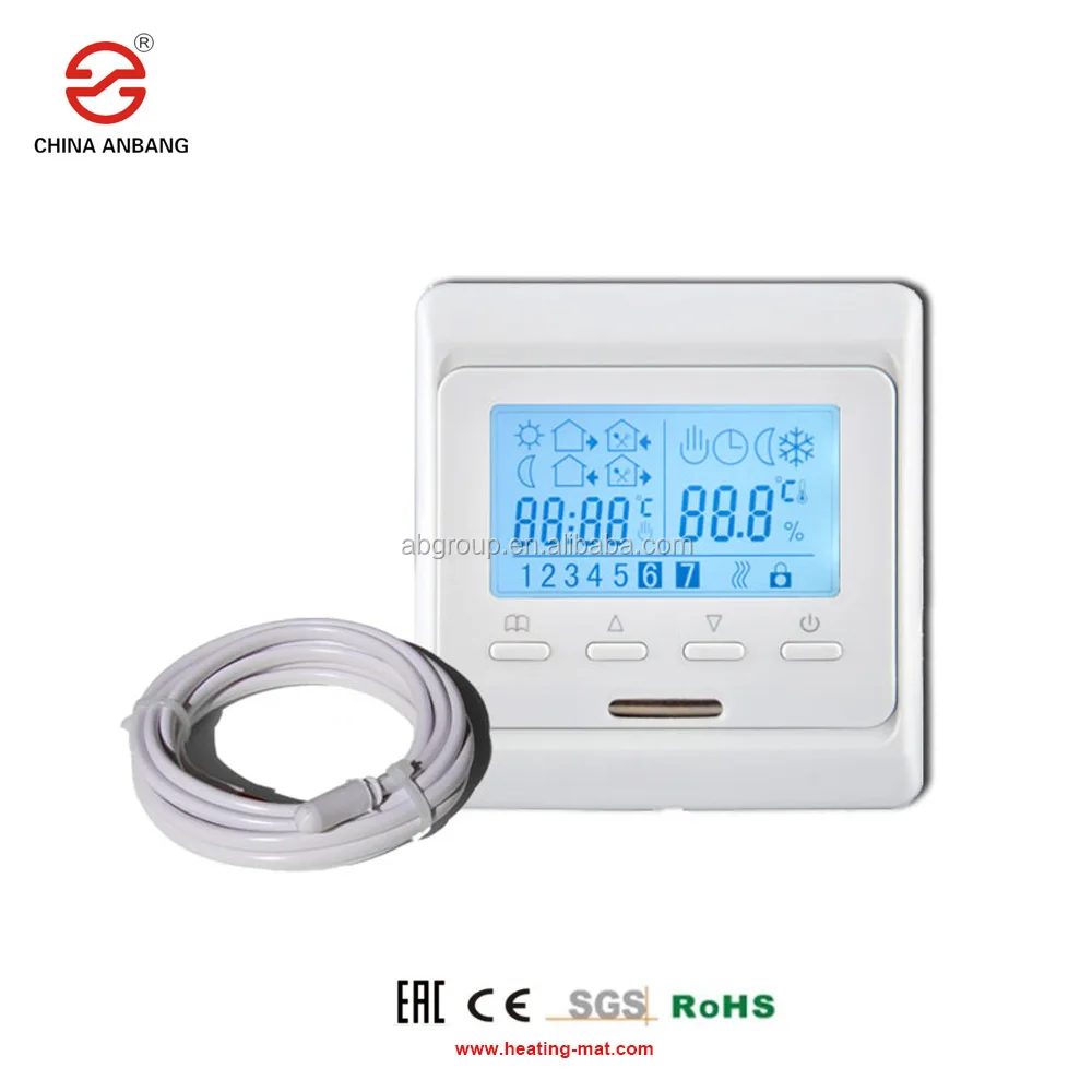 Big Sale Floor Heating Mat Kits With LCD Thermostat In Houses Flooring Warm Heating System Twin Core Electrical Heating Mat