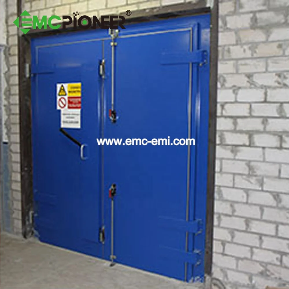 shielding sliding door for EMC chamber