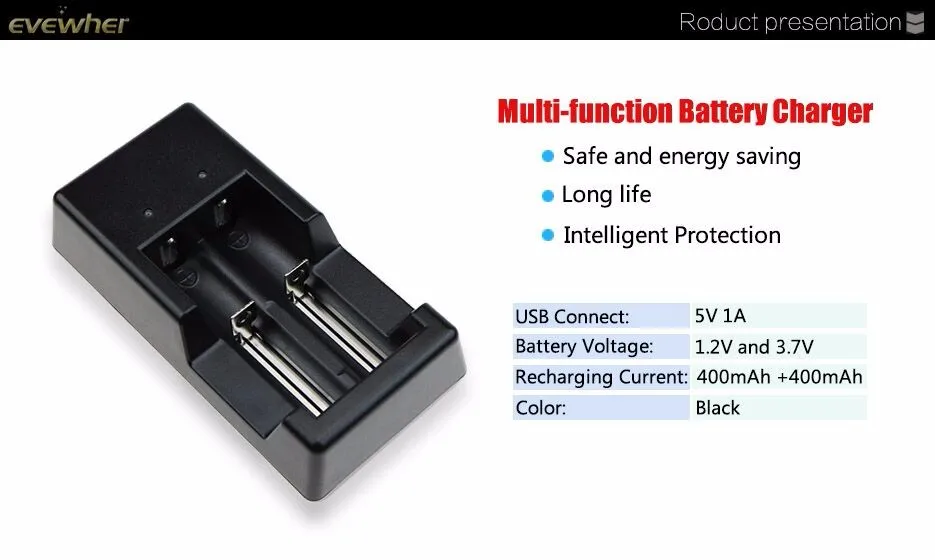 
EVEWHER 18650 Battery holder 