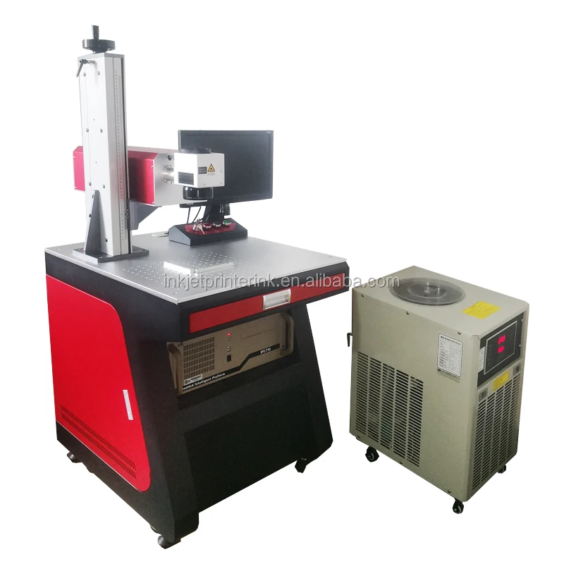 
UV laser Marking machine laser printer for glass bottle 