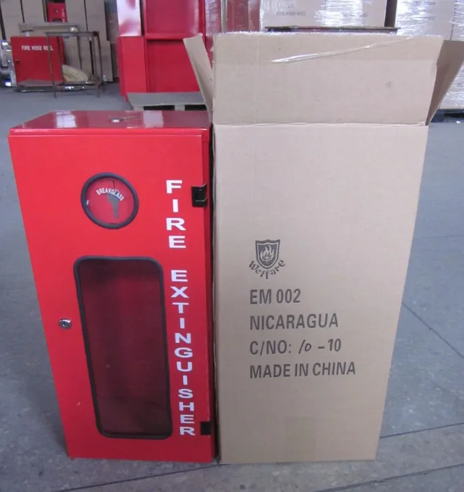 Fire cabinet for 10LBS ABC extinguisher with glass door