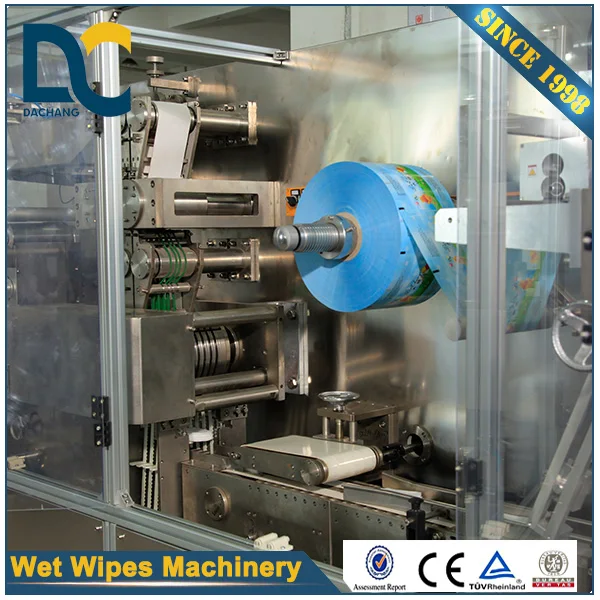Wet Wipes Making Folding Machine Equipment Price Quality Supplier Manufacturer (5-30pcs/pack / ) 380V, 50HZ Dachang 17.5KW