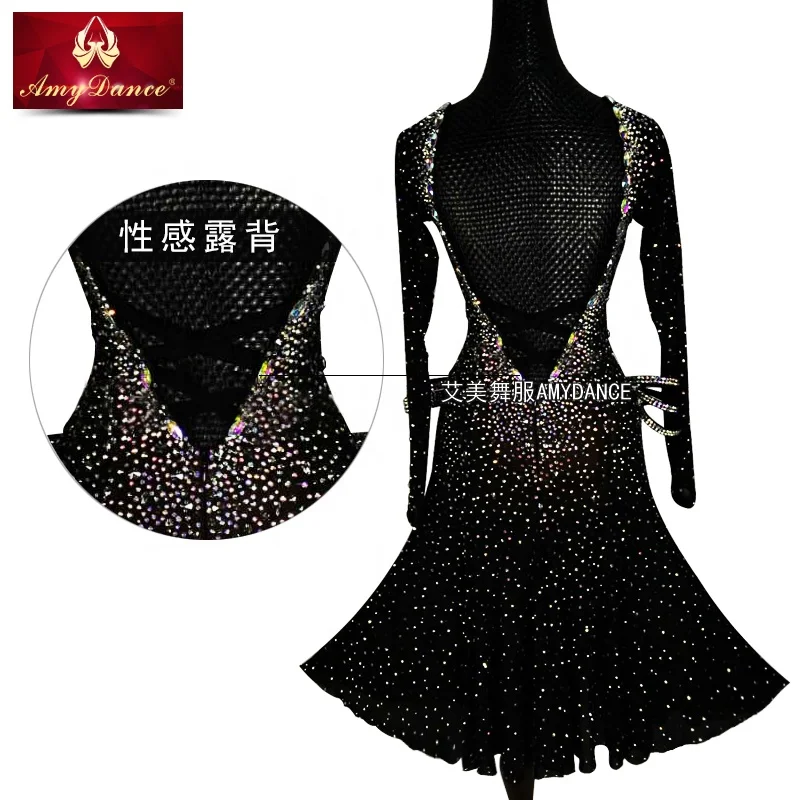 
Professional stage sexy latin dance dress competition adult women 