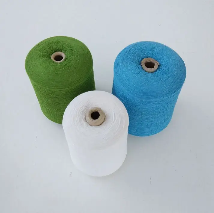 
Hot selling 32s/2 linen blended yarn knitting weaving 