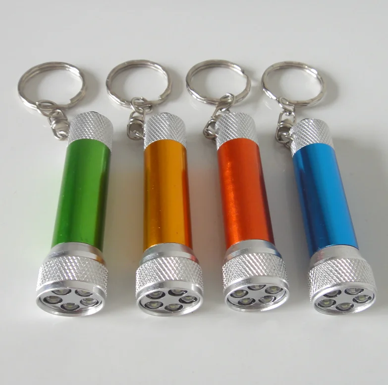 keyring mini cob flashlight hot selling promotional gifts 5 LED small pocket custom mini torch aluminum keychain flashlight