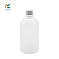 Wholesale 270Ml Empty Round Frosted Glass Beverage Juice Bottle With Aluminum Lid