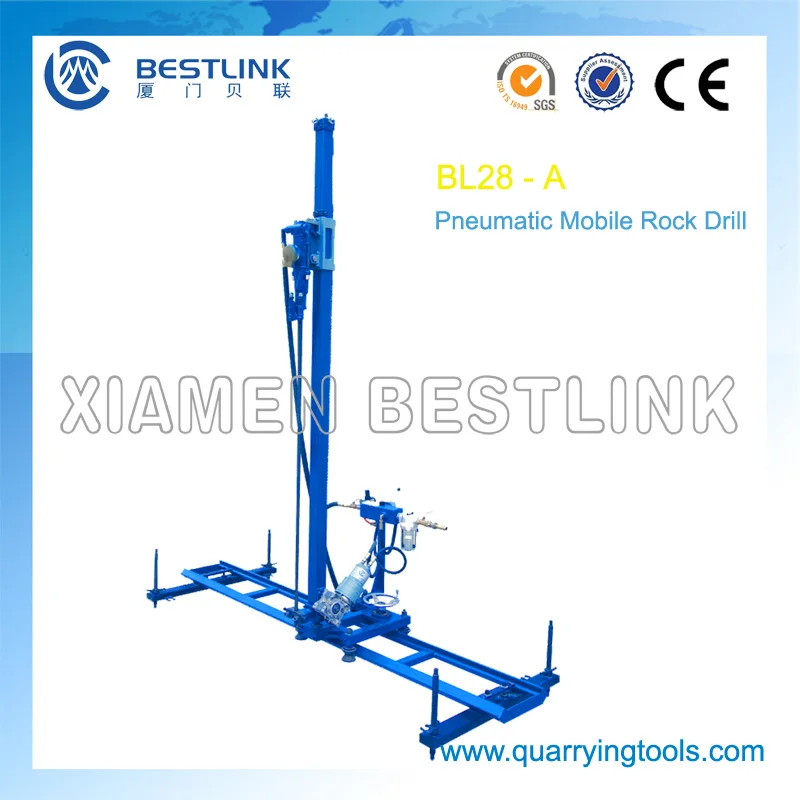 Sales Mining Quarry Pneumatic Line drilling Machine Mobile Rock Drill