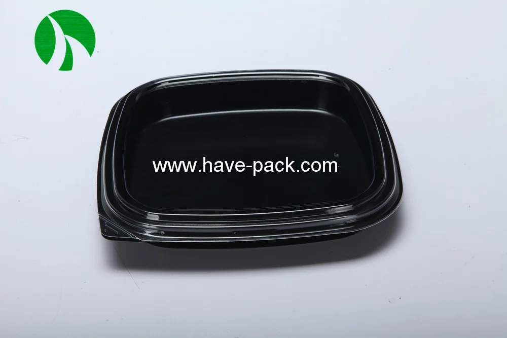 Square HP-36 sushi container box anti-fog plastic plate trays