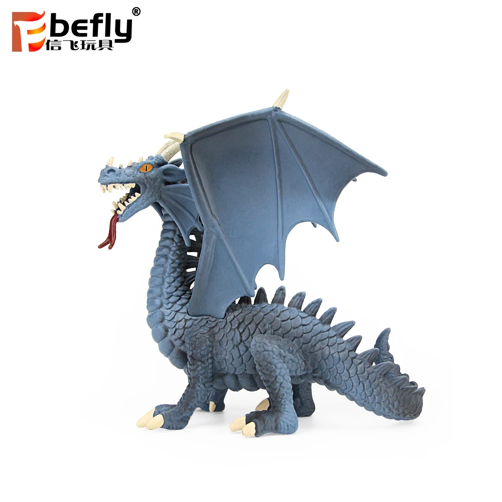 PVC mythical creatures mini plastic toy dragon in bulk