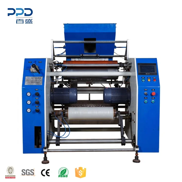 New Arrival Fully Automatic Electric 4kw Pre Stretch Film Rewinder Machine