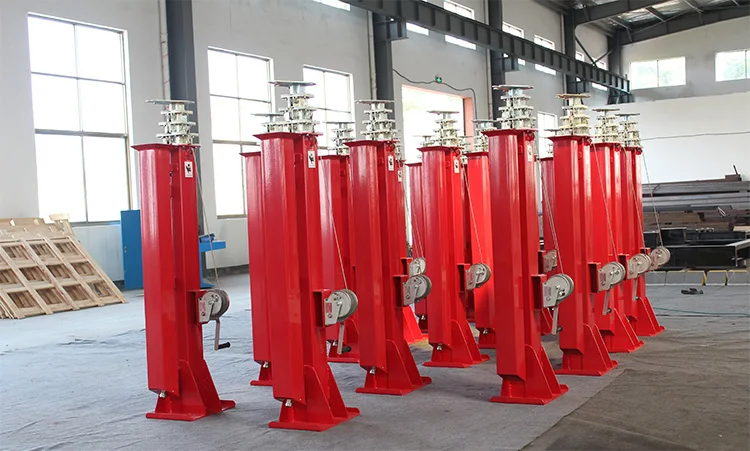 cctv camera pole extended to 5.5 meters